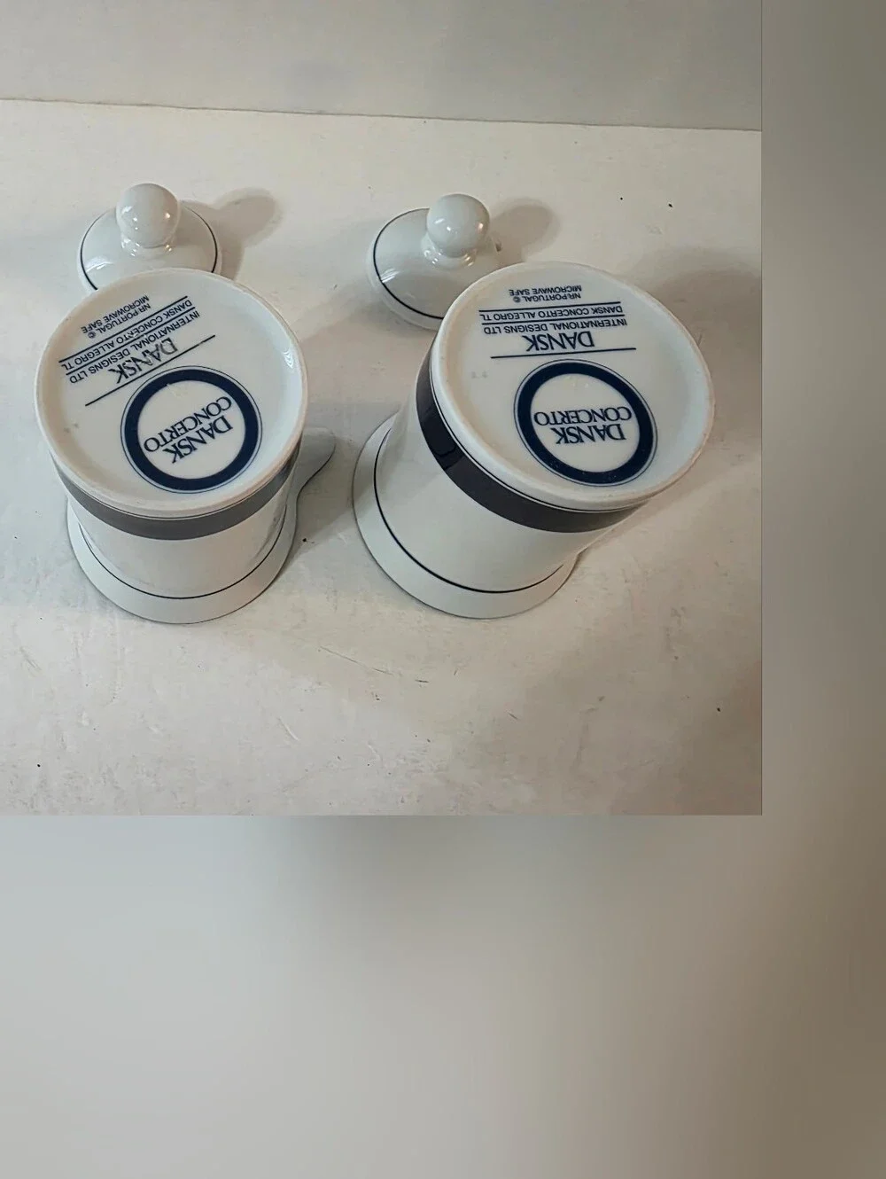Dansk porcelain white